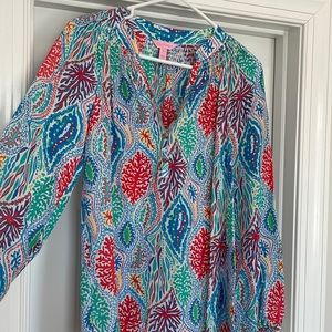 Lilly Pulitzer Silk Elsa Top